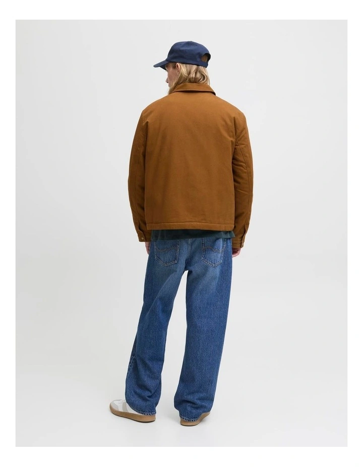 Dover Worker Jacket in Brown image 4