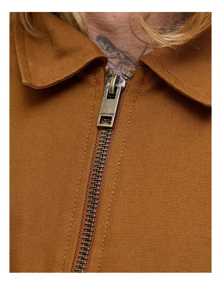 Dover Worker Jacket in Brown image 5