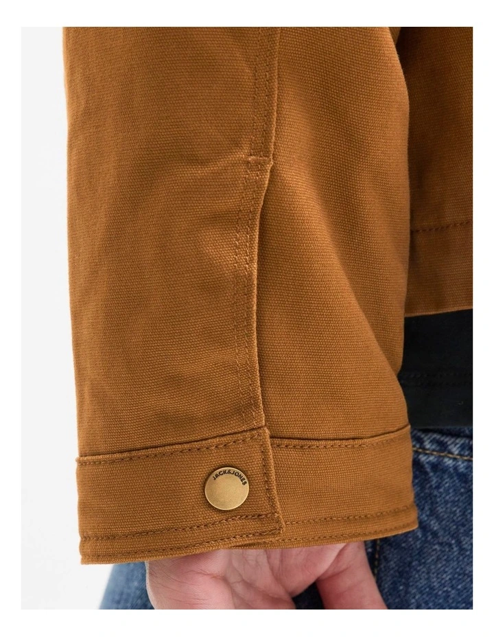 Dover Worker Jacket in Brown image 6