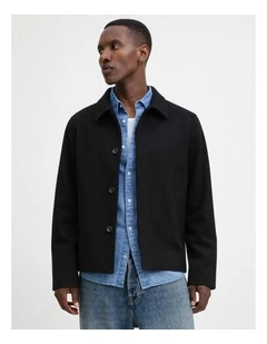 Harris Short Coat in Black