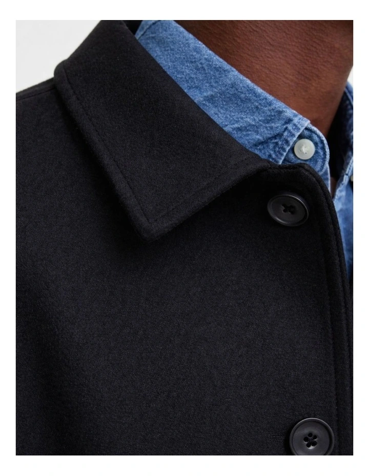 Harris Short Coat in Black image 3