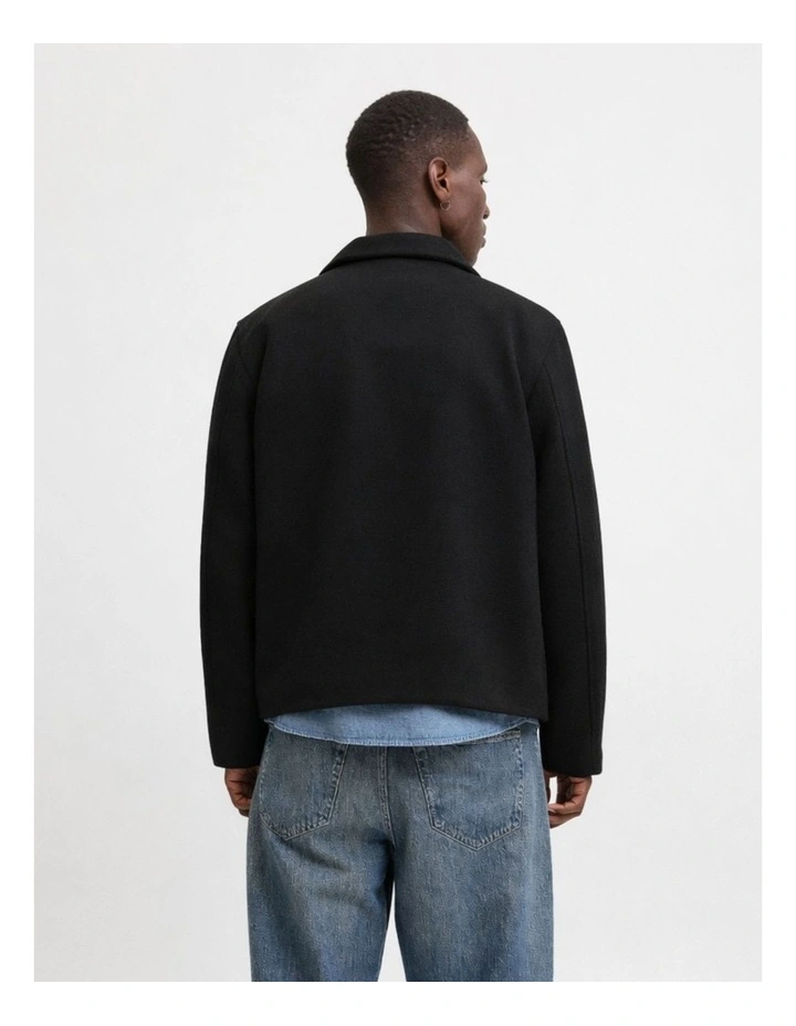 Harris Short Coat in Black image 4