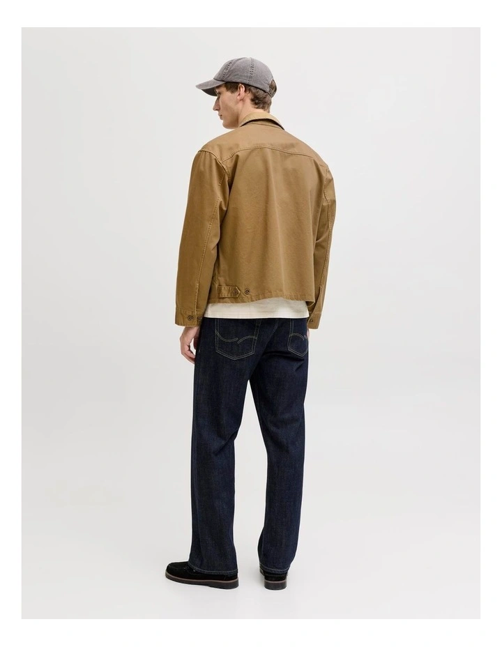 Blufelix Blouson Jacket in Brown image 5