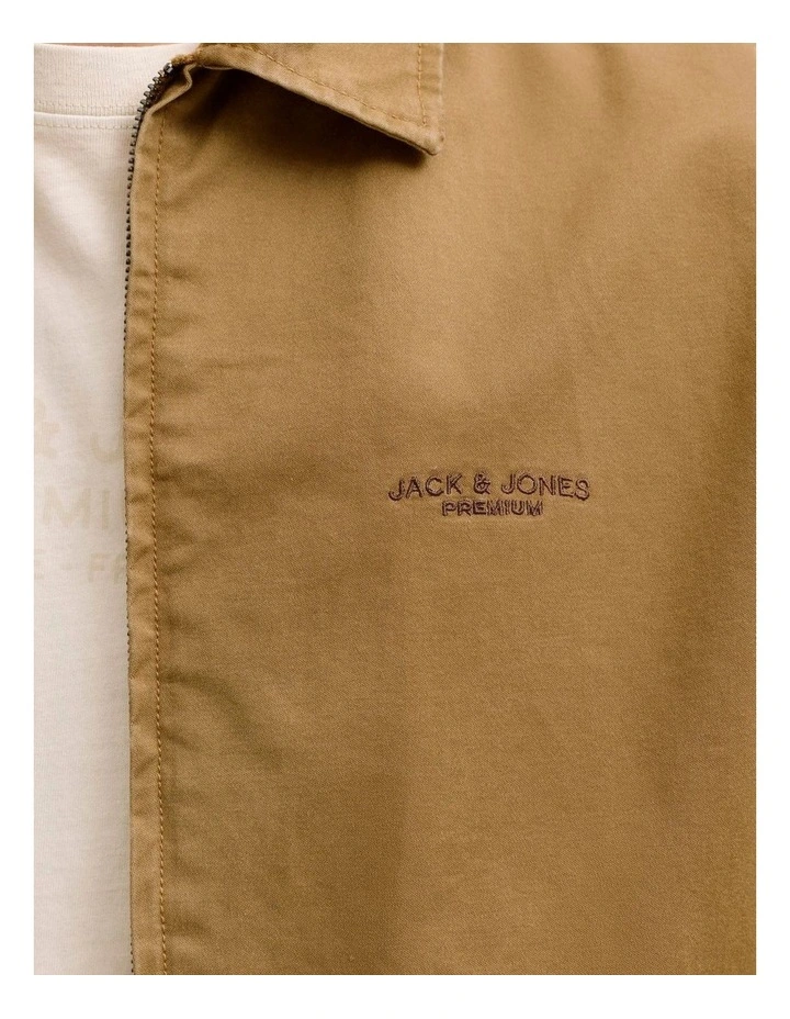Blufelix Blouson Jacket in Brown image 6