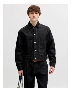 Glloyd Jacket Denim Jacket in Dark Denim