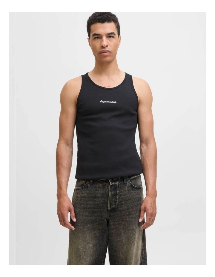 Jornorrebro Rib Tank in Black image 1
