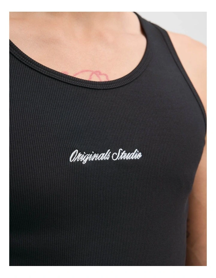 Jornorrebro Rib Tank in Black image 3