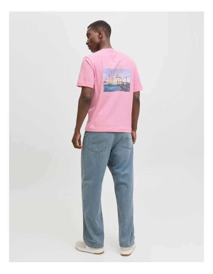 Jorbillyburg Photo T-shirt in Prism Pink image 4