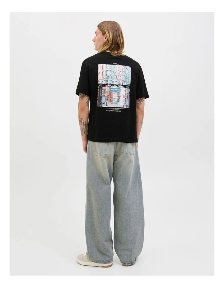 Jorbillyburg Photo T-shirt in Black image 4