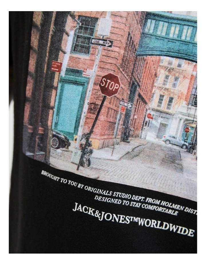Jorbillyburg Photo T-shirt in Black image 5