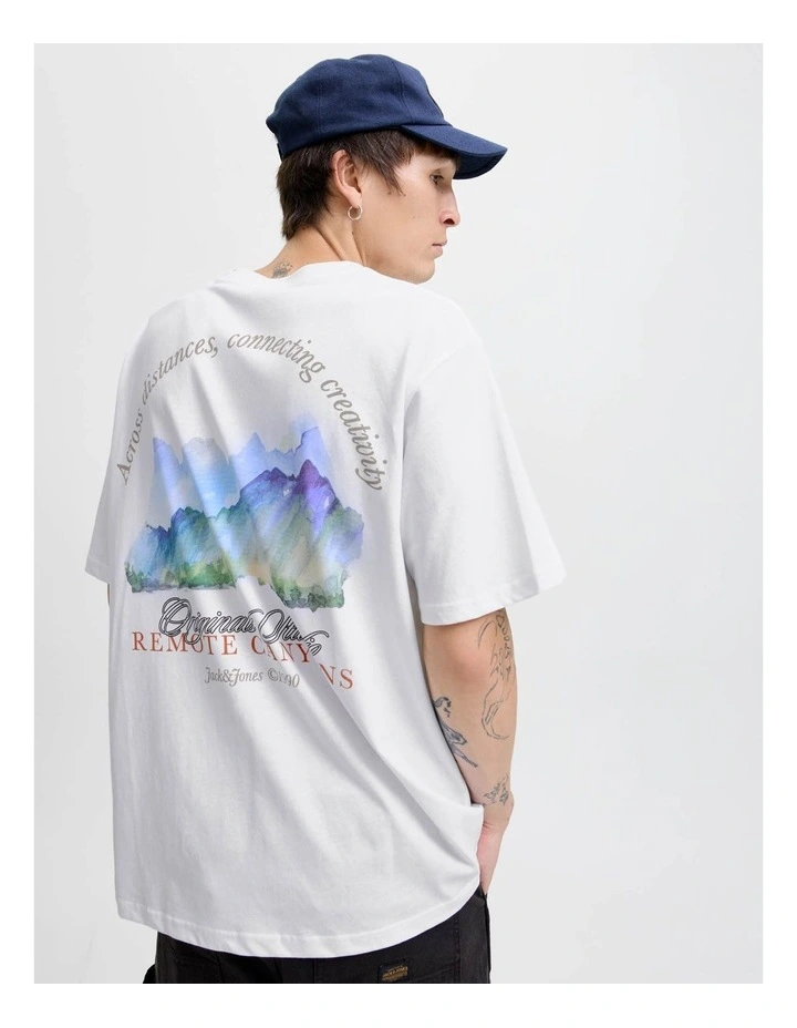 Jorinwood Photo T-Shirt in White image 4