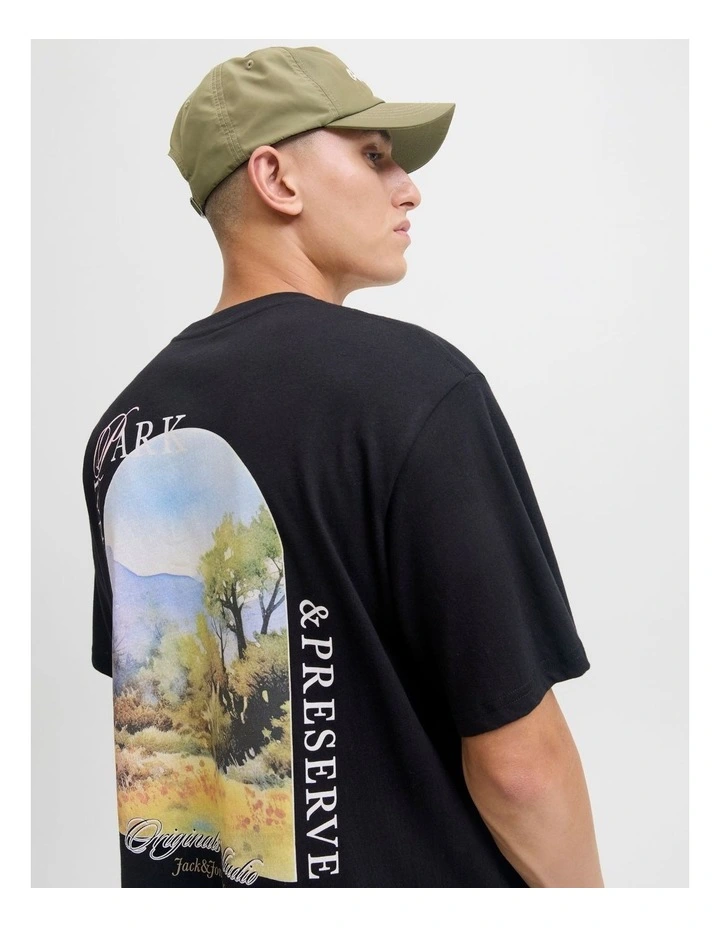 Jorinwood Photo T-Shirt in Black image 2