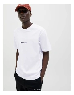 Jornorrebro Embroidered T-shirt in Bright White