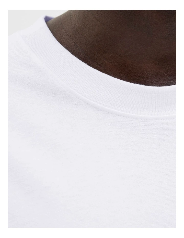 Jornorrebro Embroidered T-shirt in Bright White image 3