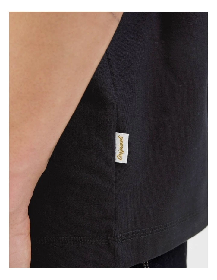 Jornorrebro Embroidered T-shirt in Black image 6