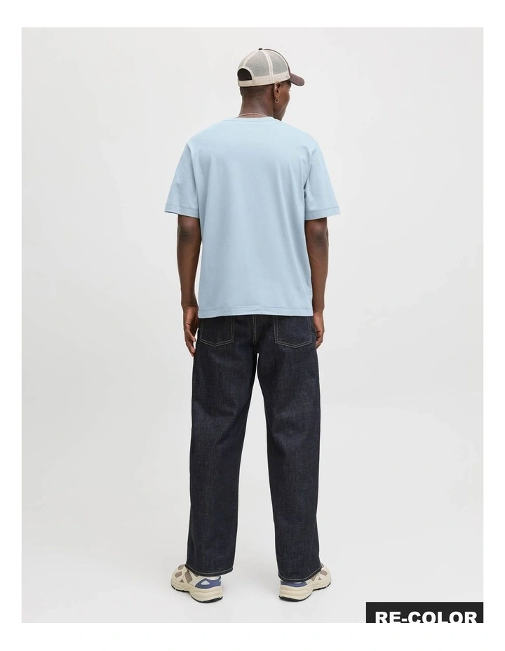 Jornorrebro Embroidered T-shirt in Skyway image 2