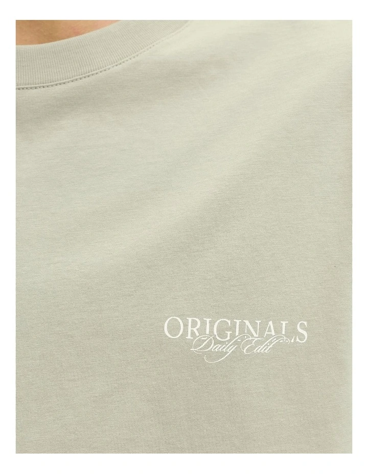 Catskills Cut Out Tee Crew Neck in Green image 5