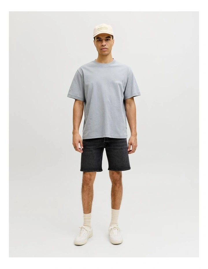 Catskills Cut Out Tee Crew Neck in Blue image 3