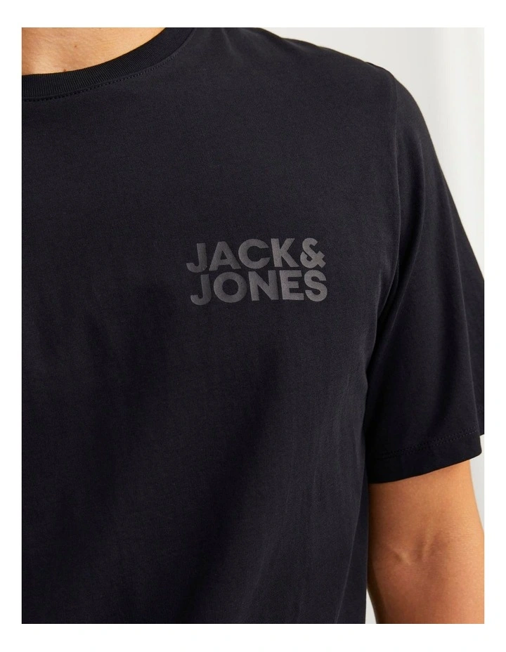 Corp Logo T-Shirt in Black image 2