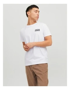 Corp Logo T-Shirt in White