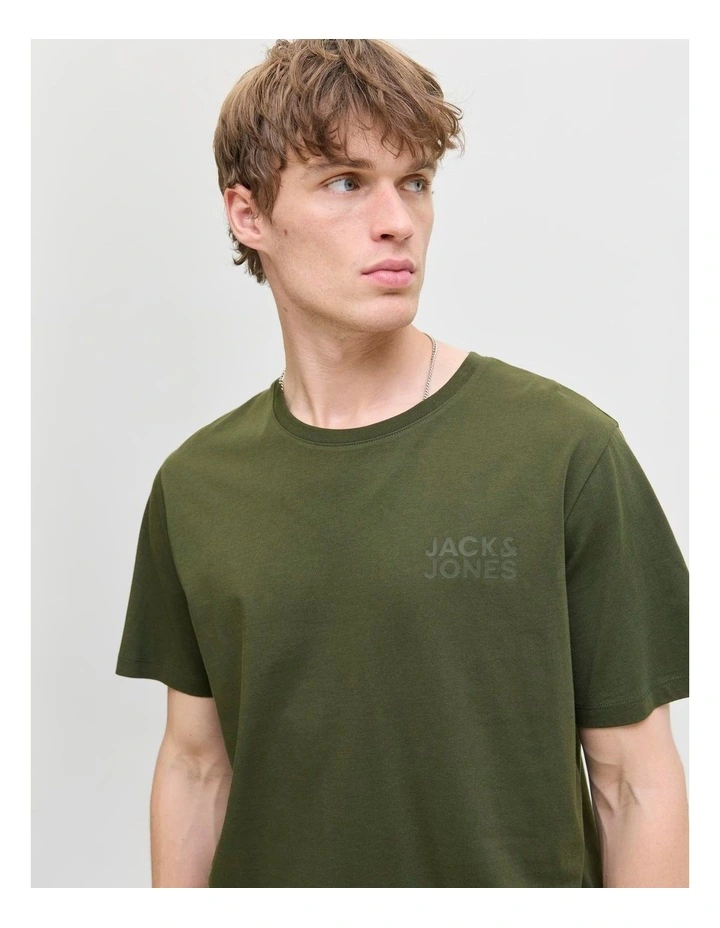 Corp Logo T-Shirt in Green image 2