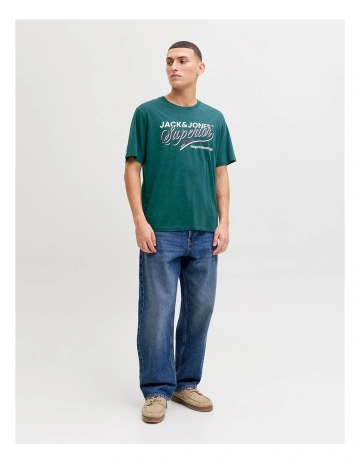 JJE LOGO TEE O-NECK 2 COLOUR image 3