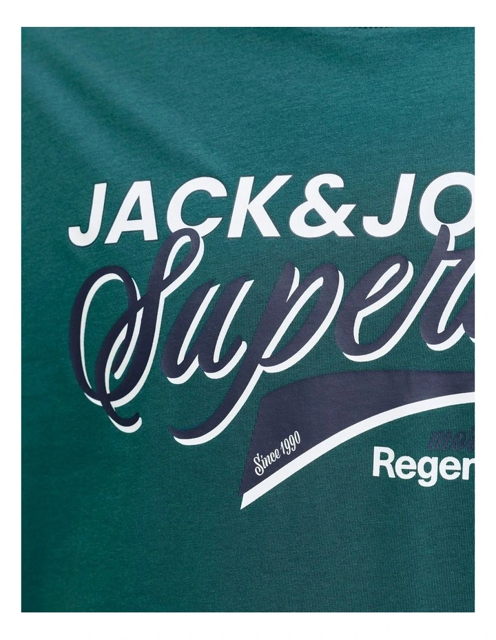 JJE LOGO TEE O-NECK 2 COLOUR image 4