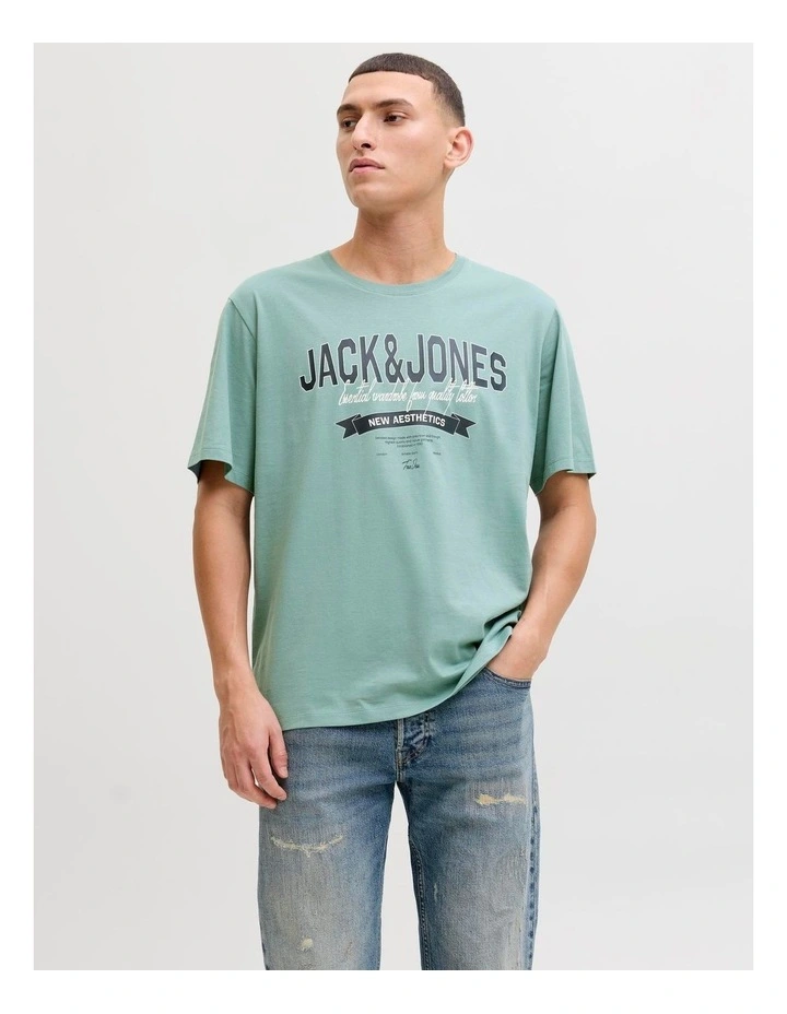 JJE LOGO TEE O-NECK 2 COLOUR image 1