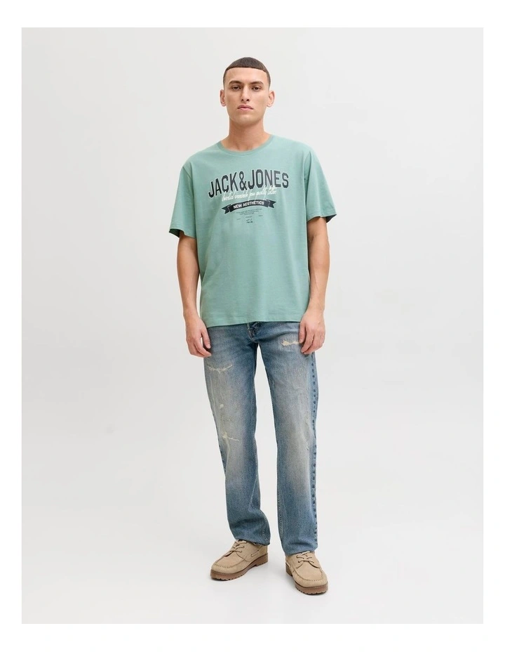 JJE LOGO TEE O-NECK 2 COLOUR image 3