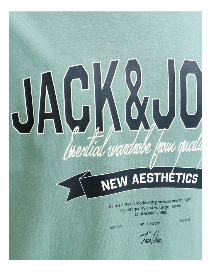 JJE LOGO TEE O-NECK 2 COLOUR image 4