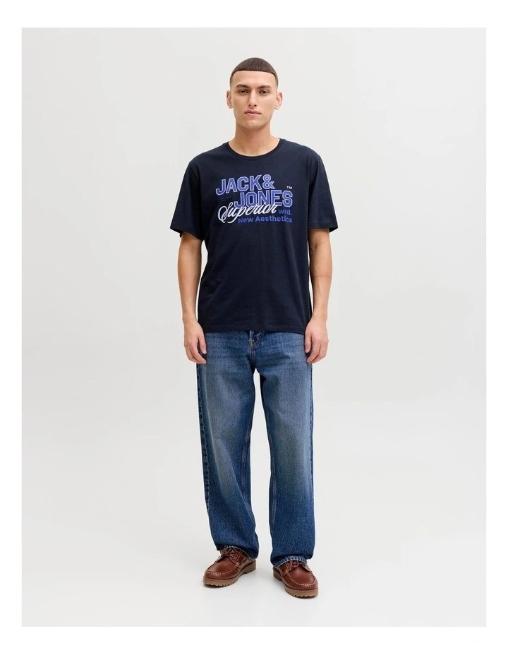 JJE LOGO TEE O-NECK 2 COLOUR image 3