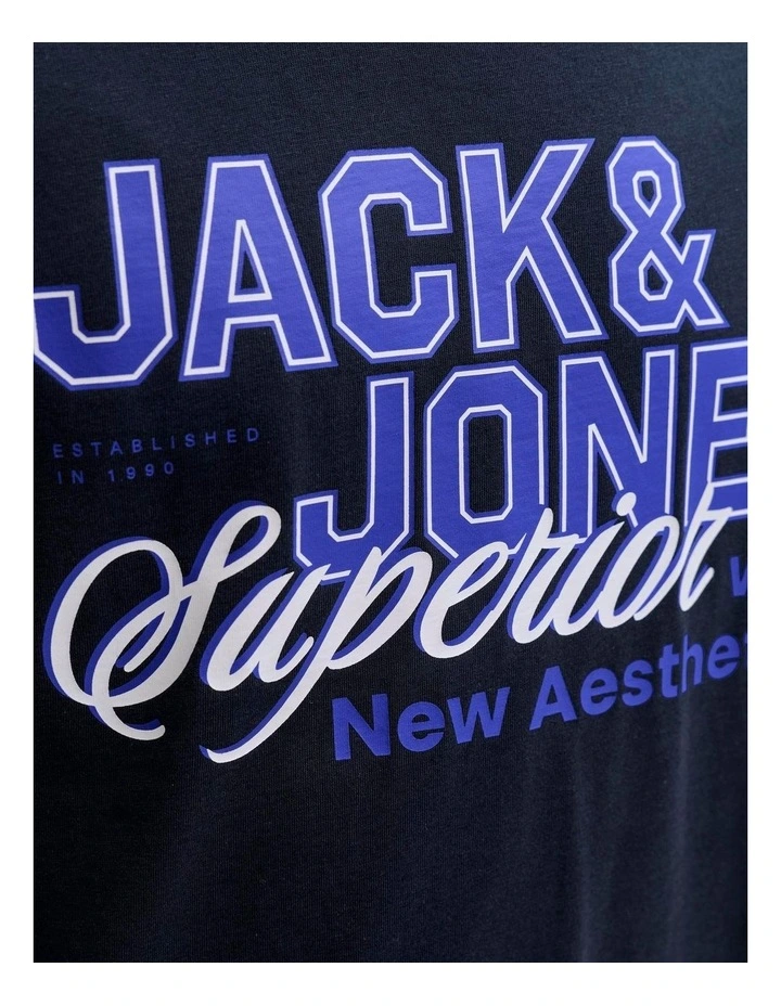 JJE LOGO TEE O-NECK 2 COLOUR image 4