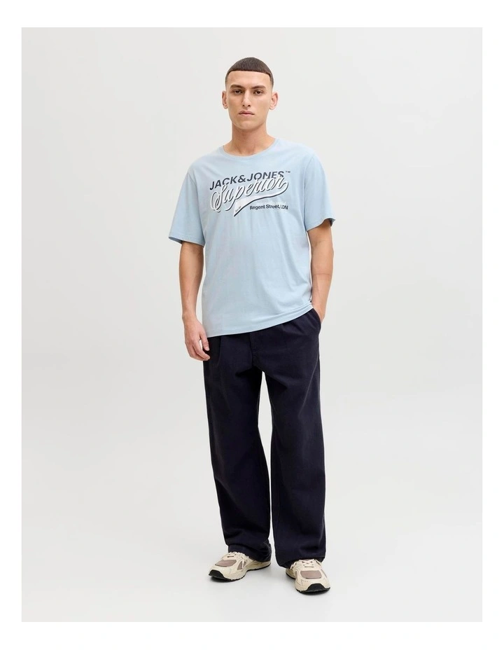 JJE Logo Tee O-Neck 2 Colour image 3