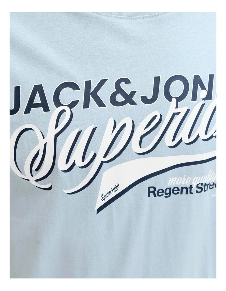 JJE Logo Tee O-Neck 2 Colour image 4
