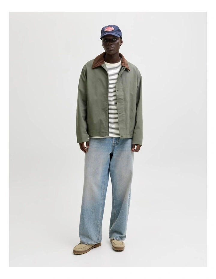 Jjedover Striped Tee Ss Crew Neck Sn image 3
