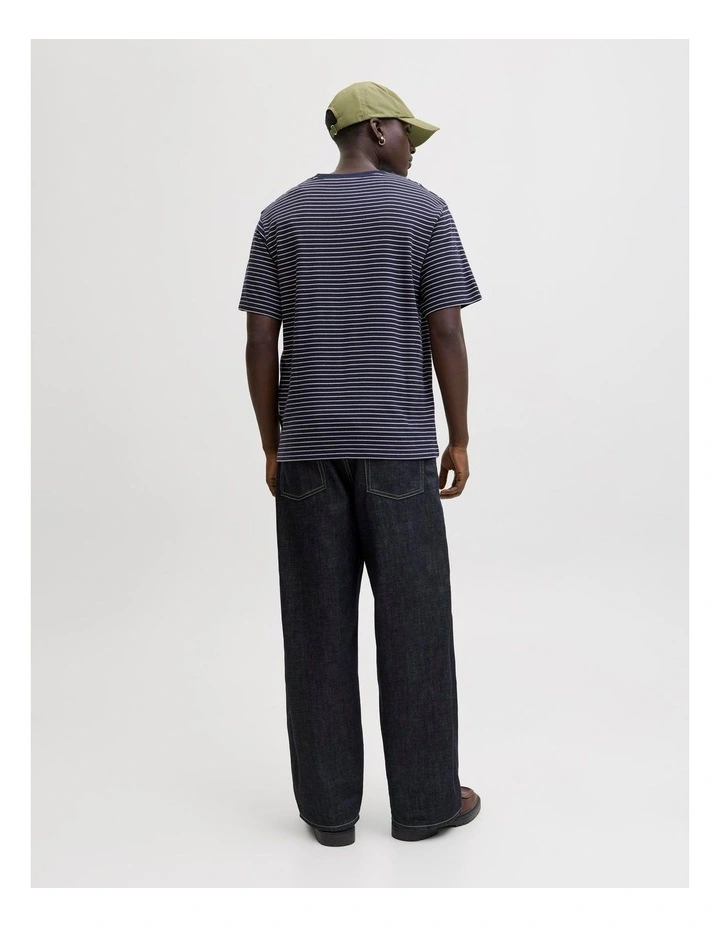 Jjedover Striped Tee Ss Crew Neck Sn image 3