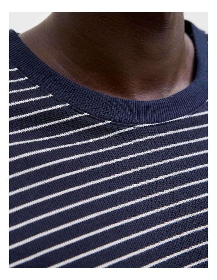 Jjedover Striped Tee Ss Crew Neck Sn image 4