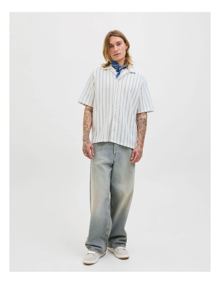 Jorgramercy Jersey Resort Shirt in Skyway image 3