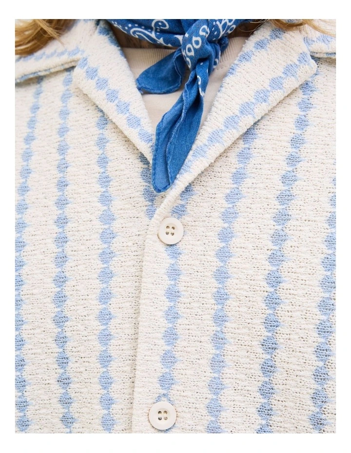 Jorgramercy Jersey Resort Shirt in Skyway image 5