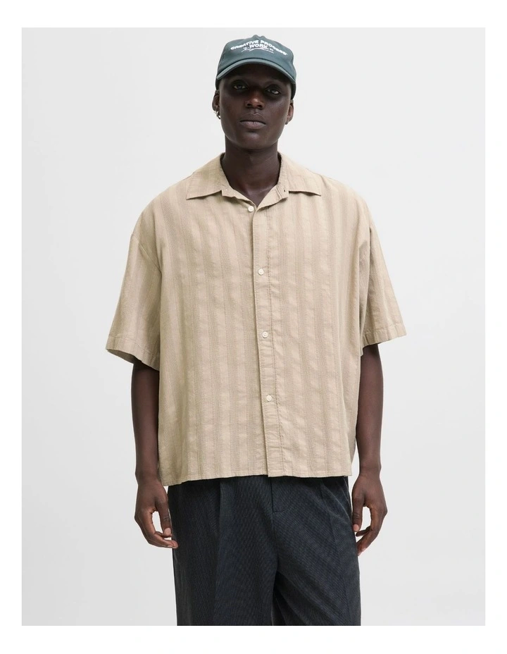 Jorbillyburg Texture Shirt in Mocha Meringue image 1