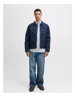 Jorcambridge Seersucker Shirt in Skyway