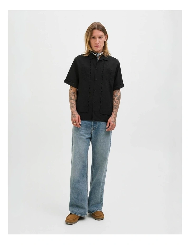 Jorgreenwich Emb Shirt in Black image 1