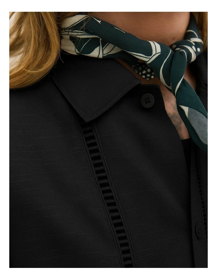 Jorgreenwich Emb Shirt in Black image 3