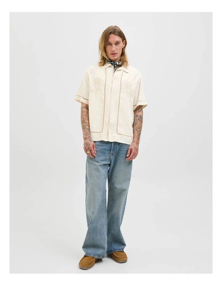 Jorgreenwich Emb Shirt in Antique White image 1