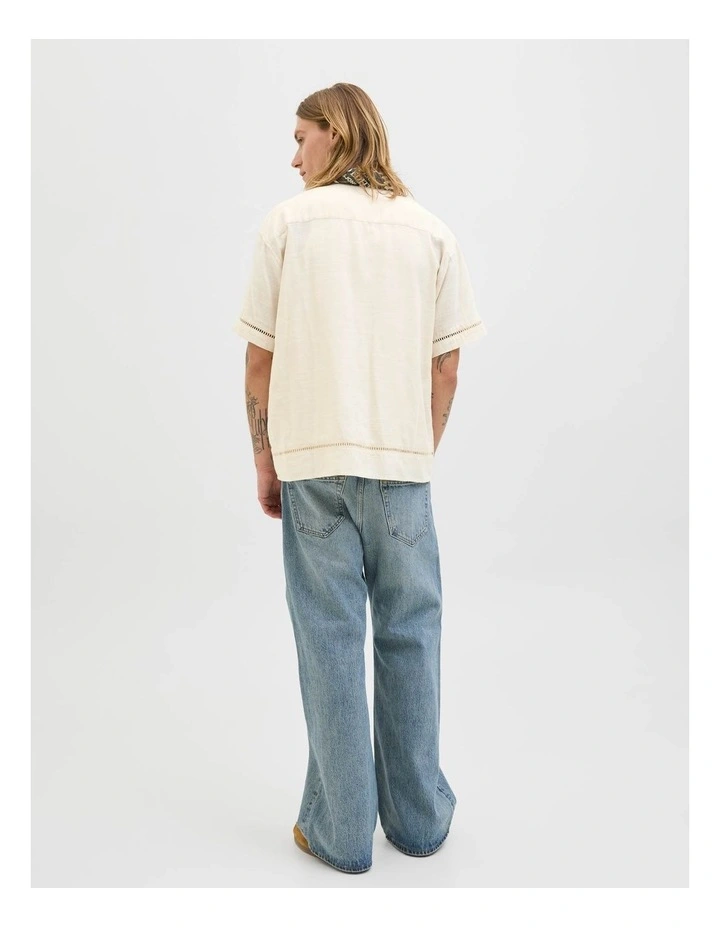 Jorgreenwich Emb Shirt in Antique White image 2