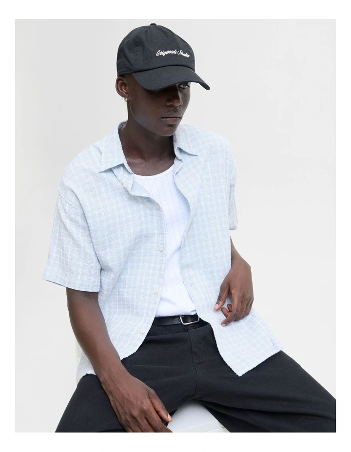 Jorgramercy Dobby Check Shirt in Skyway image 2
