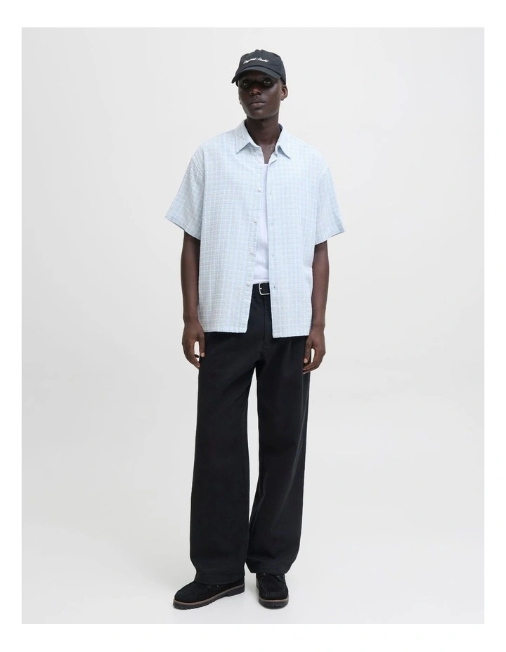 Jorgramercy Dobby Check Shirt in Skyway image 3
