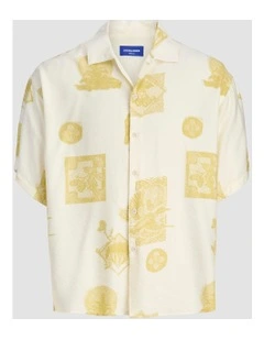 Jorgramercy Aop Resort Shirt in Antique White