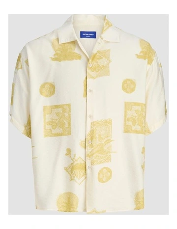 Jorgramercy Aop Resort Shirt in Antique White