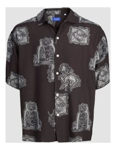 Jorgramercy Aop Resort Shirt in Black